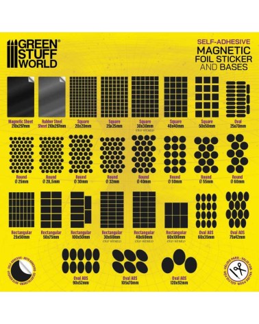SELF-ADHESIVE MAGNETIC FOIL STICKER