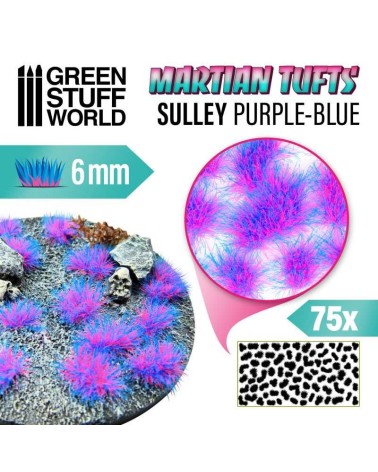 MARTIAN TUFTS - SULLEY PURPLE-BLUE 6MM