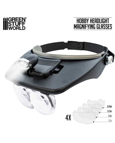 HOBBY HEADLIGHT MAGNIFYING GLASSES