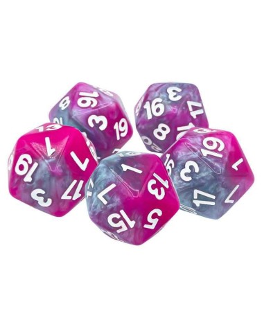 GREY SWIRL D20 20MM X5