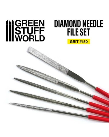 DIAMOND NEEDLE FILE SET GRIT 150