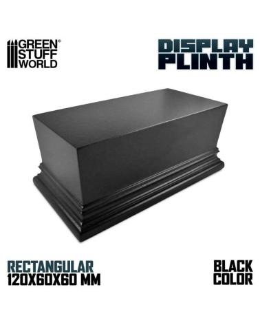 BLOCK PLINTH 12X6 BLACK