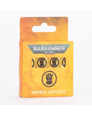 40K: IMPERIAL FISTS - DICE SET