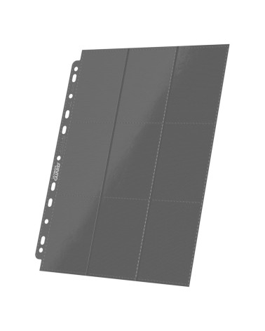 ULTIMATE GUARD 18-POCKET PAGES SIDE-LOADING GRIS (10)