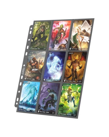 ULTIMATE GUARD 18-POCKET PAGES SIDE-LOADING GRIS (10)