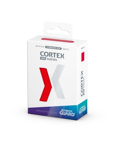 ULTIMATE GUARD CORTEX SLEEVES TAMAÑO ESTÁNDAR ROJO (100)