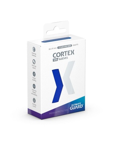 ULTIMATE GUARD CORTEX SLEEVES TAMAÑO ESTÁNDAR AZUL (100)