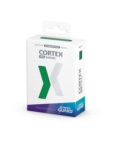 ULTIMATE GUARD CORTEX SLEEVES TAMAÑO ESTÁNDAR VERDE (100)