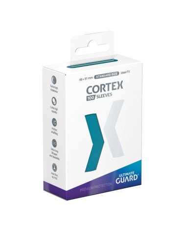ULTIMATE GUARD CORTEX SLEEVES TAMAÑO ESTÁNDAR GASOLINA AZUL (100)