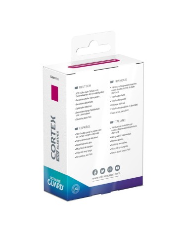 ULTIMATE GUARD CORTEX SLEEVES TAMAÑO ESTÁNDAR PINK (100)