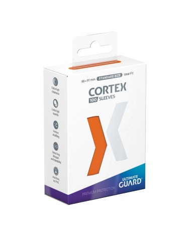 ULTIMATE GUARD CORTEX SLEEVES TAMAÑO ESTÁNDAR NARANJA (100)