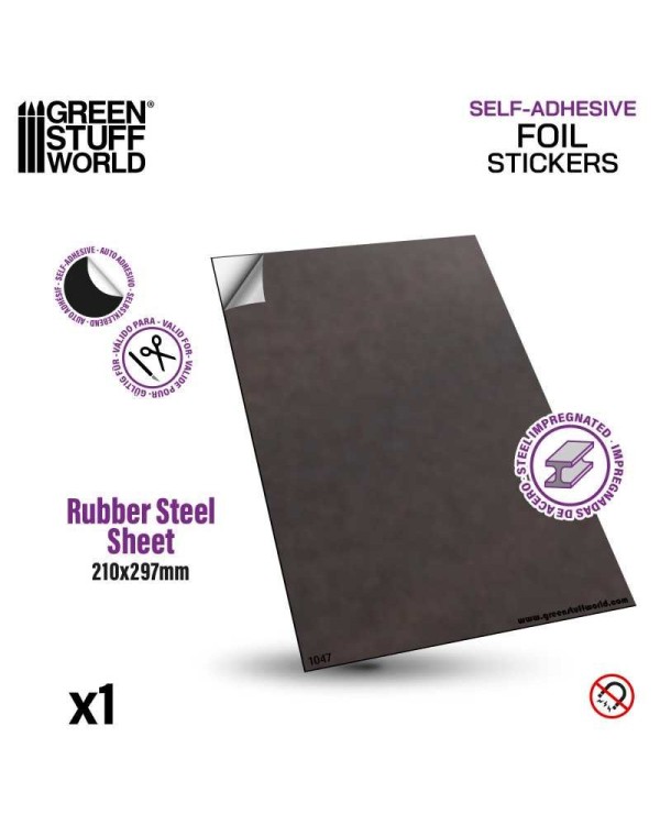 SELF-ADHESIVE RUBER STEEL SHEET