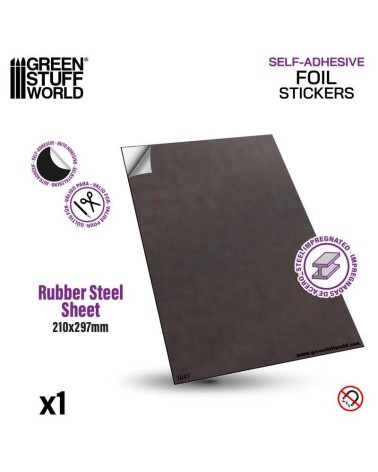 SELF-ADHESIVE RUBER STEEL SHEET