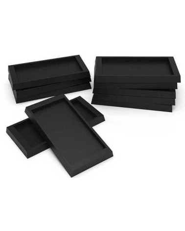 PLASTIC RECTANGLE BASE ADAPTOR 25MMX50MM TO 30MMX60MM X10