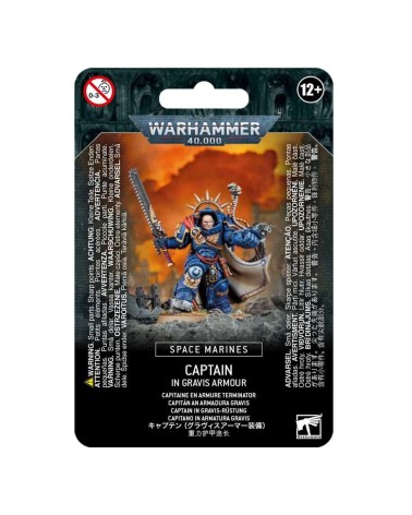 40K: SPACE MARINES - CAPTAIN IN GRAVIS ARMOUR