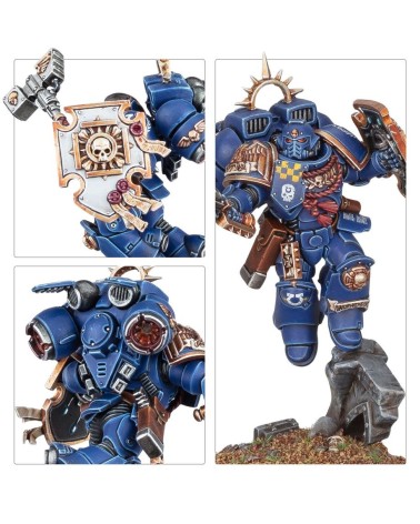 40K: SPACE MARINES - CAPTAIN WITH JUMP PACK AND RELIC SHIELD
