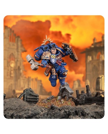 40K: SPACE MARINES - CAPTAIN WITH JUMP PACK AND RELIC SHIELD