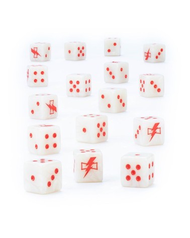 40K: WHITE SCARS - DICE SET