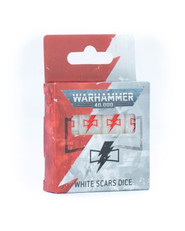 40K: WHITE SCARS - DICE SET