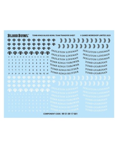 BLOOD BOWL: TOMB KING TEAM - THE NEHEKHARA NIGHTMARES