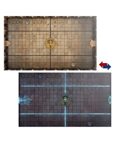 BLOOD BOWL: TOMB KING TEAM PITCH AND DUGOUTS