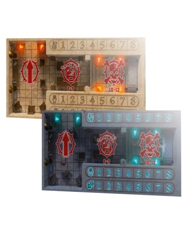 BLOOD BOWL: TOMB KING TEAM PITCH AND DUGOUTS