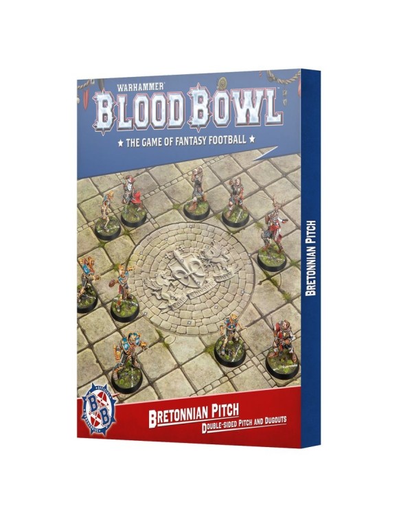 BLOOD BOWL: BRETONIAN TEAM PITCH AND DUGOUTS