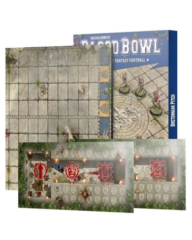 BLOOD BOWL: BRETONIAN TEAM PITCH AND DUGOUTS