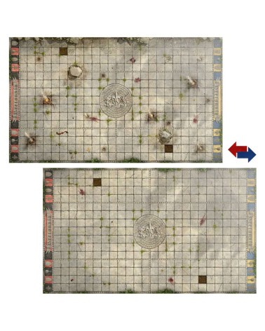 BLOOD BOWL: BRETONIAN TEAM PITCH AND DUGOUTS
