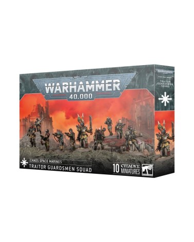 40K: CHAOS SPACE MARINES - TRAITOR GURDSMEN SQUAD