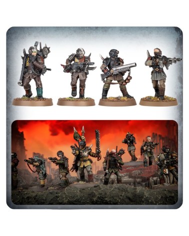 40K: CHAOS SPACE MARINES - TRAITOR GURDSMEN SQUAD