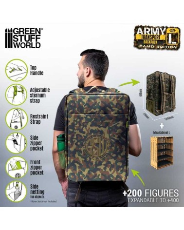 ARMY TRANSPORT BAG L CAMO EDITION GREEN STUFF