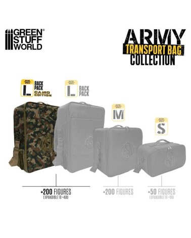 ARMY TRANSPORT BAG L CAMO EDITION GREEN STUFF