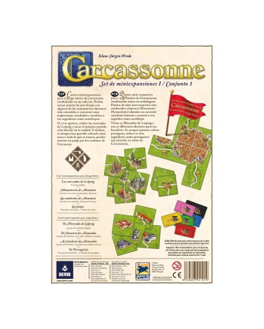 CARCASSONNE SET DE MINI EXPANSIONES 1