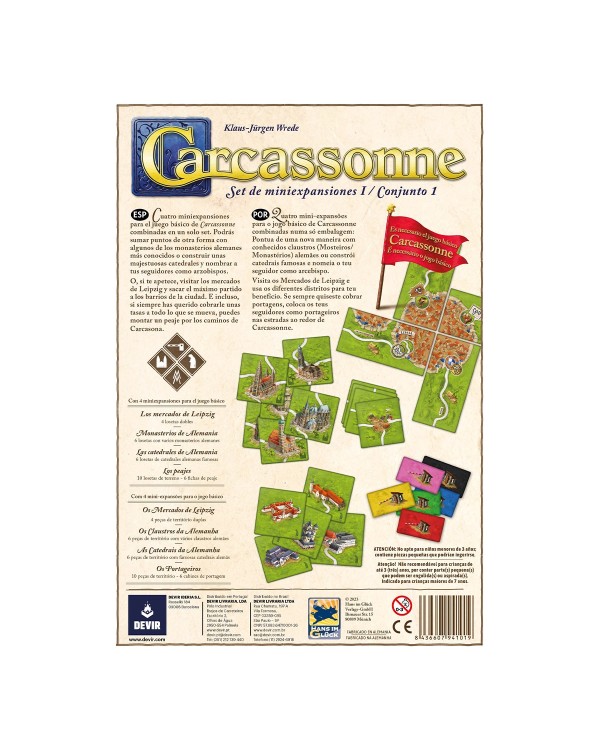 CARCASSONNE SET DE MINI EXPANSIONES 1