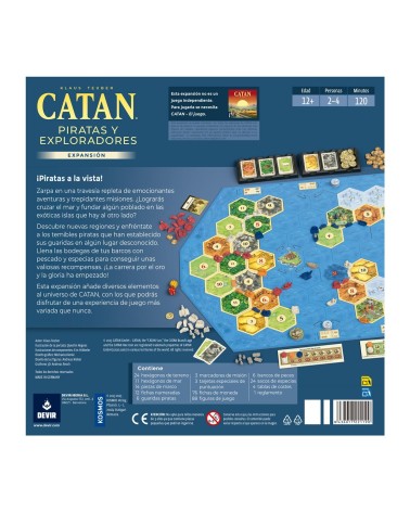 CATAN: PIRATAS Y EXPLORADORES