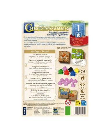 CARCASSONNE POSADAS Y CATEDRALES 1