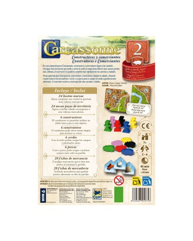 CARCASSONNE CONSTRUCTORES Y COMERCIANTES 2