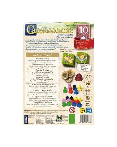 CARCASSONNE CIRCOS Y ARTISTAS 10