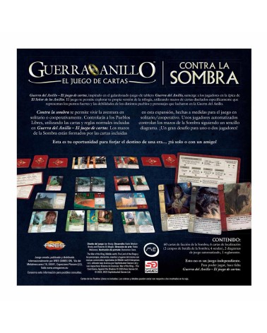 GUERRA DEL ANILLO: EL JUEGO DE CARTAS - CONTRA LA SOMBRA