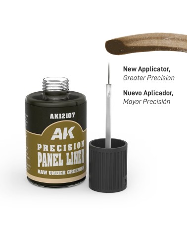 RAW UMBER GREENISH PRECISION PANEL LINER