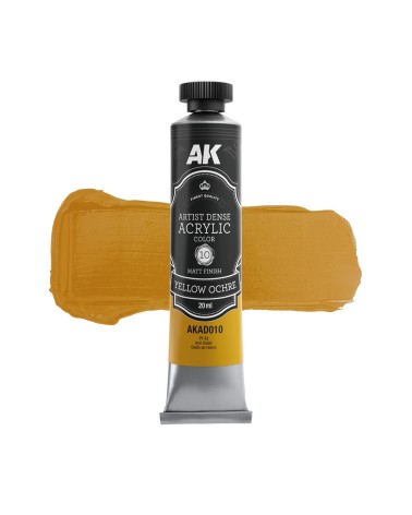 YELLOW OCHRE 20ML – ARTISTIC DENSE ACRYLIC COLOR
