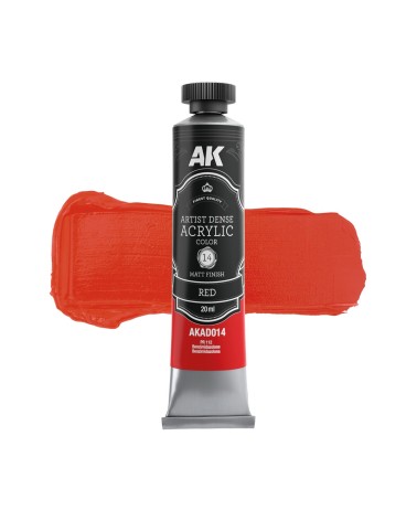 RED 20ML – ARTISTIC DENSE ACRYLIC COLOR