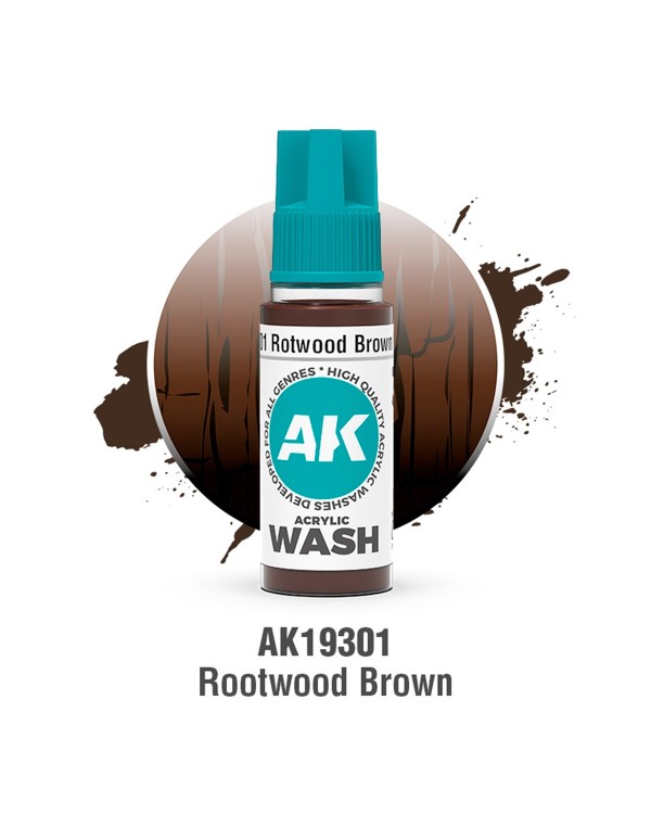 ROTWOOD BROWN (18ML) - ACRYLIC WASH
