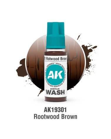ROTWOOD BROWN (18ML) - ACRYLIC WASH