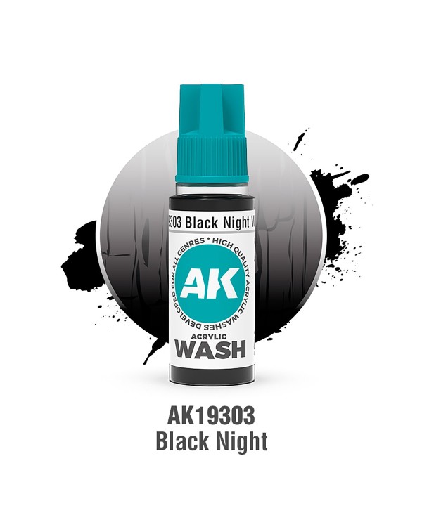 BLACK NIGHT (18ML) - ACRYLIC WASH