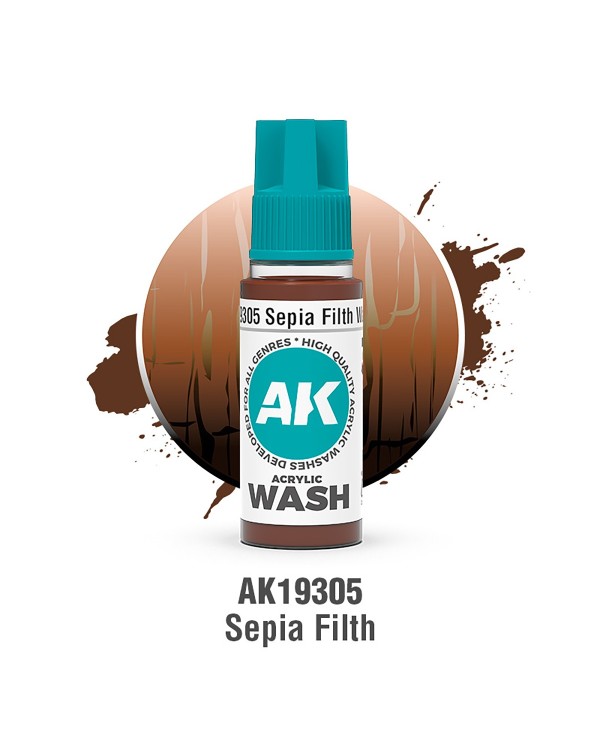 SEPIA FILTH (18ML) - ACRYLIC WASH
