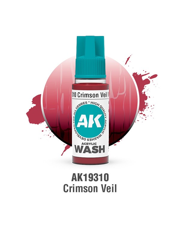 CRIMSON VEIL (18ML) - ACRYLIC WASH