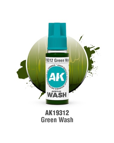 GREEN (18ML) - ACRYLIC WASH