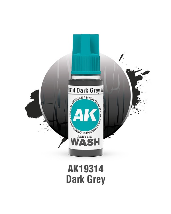 DARK GREY (18ML) - ACRYLIC WASH